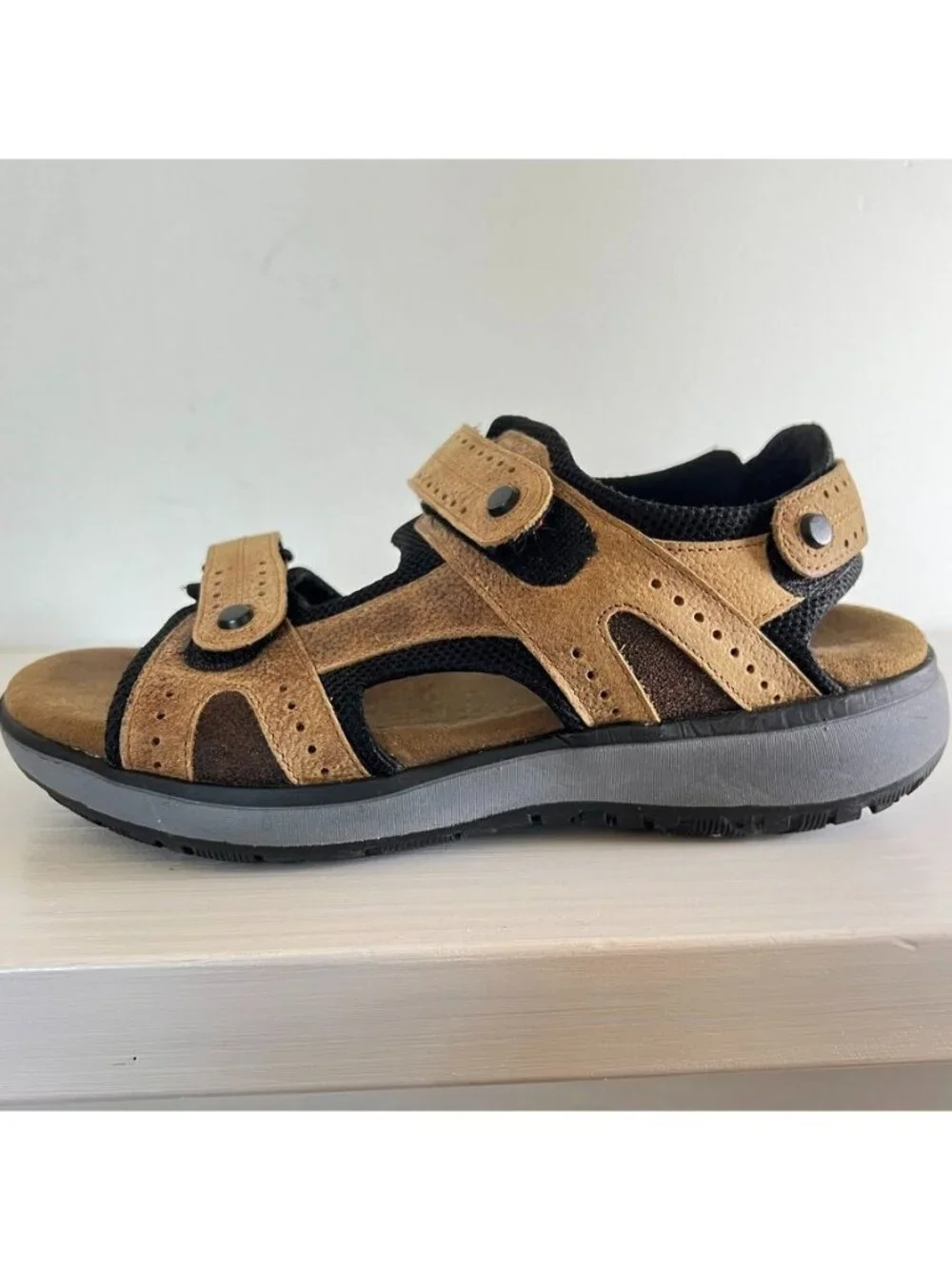 SAS Mens 9.5 Maverick Sport Sandal Comfort Outdoor Hiking Granola Made in USA - Picture 9 of 12